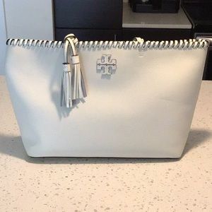 White Tory Burch tote bag